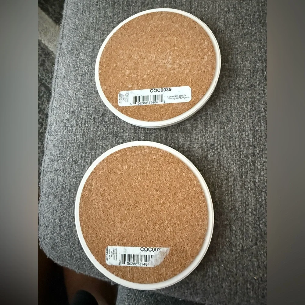 New set of 2/ drink coasters T30